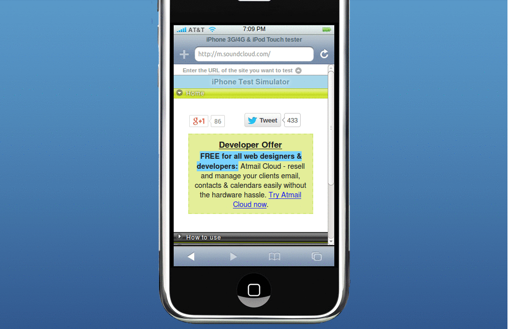 hides ads on iphonestester.com