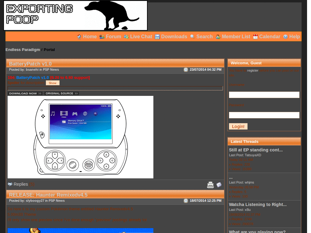 Endless Paradigm dark theme
