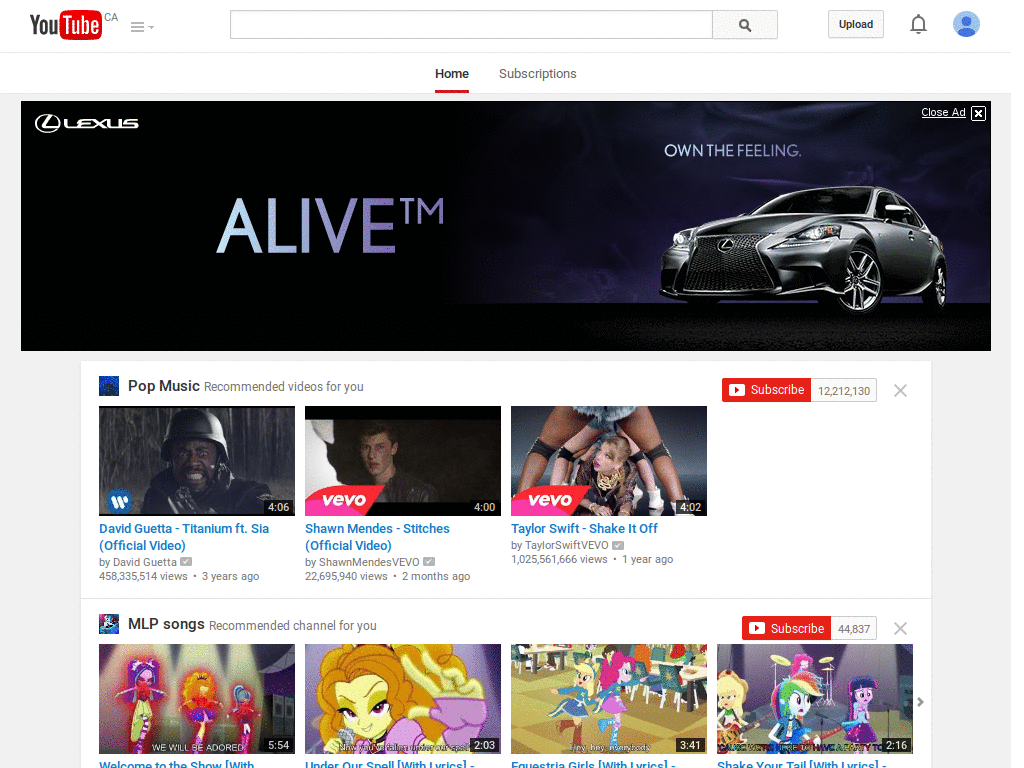 YouTube No Share/Favourite/Add to Playlists/Flag