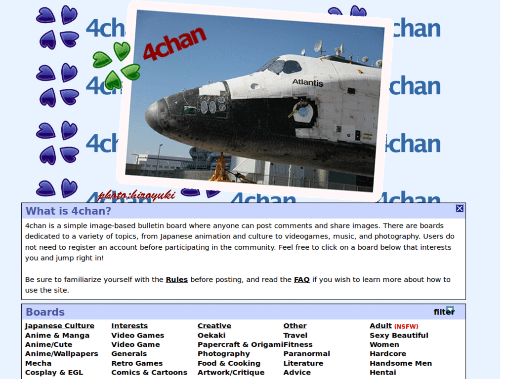 Plain Blue skin for 4chan MODIFIED