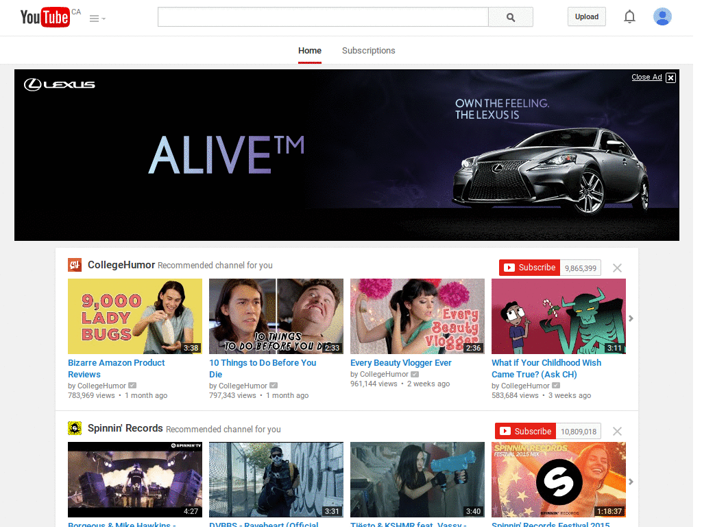 YouTube No Ads