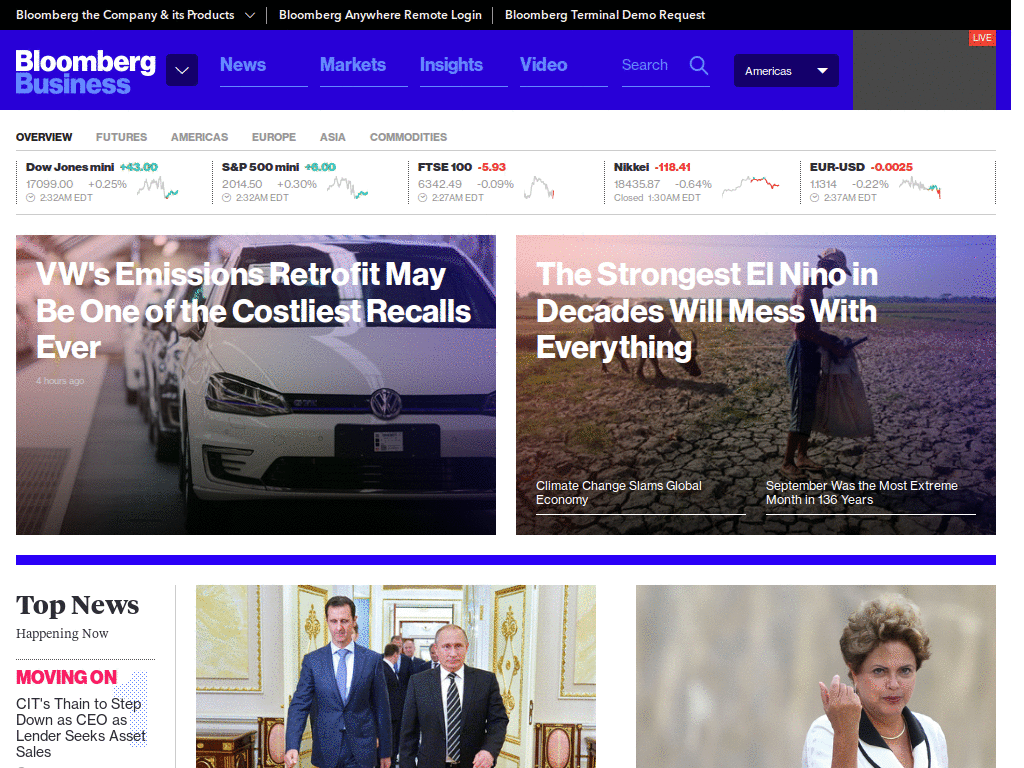 SKYY's Dark Bloomberg