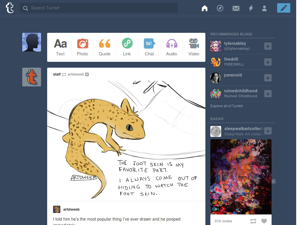 Bokeh tumblr theme 2