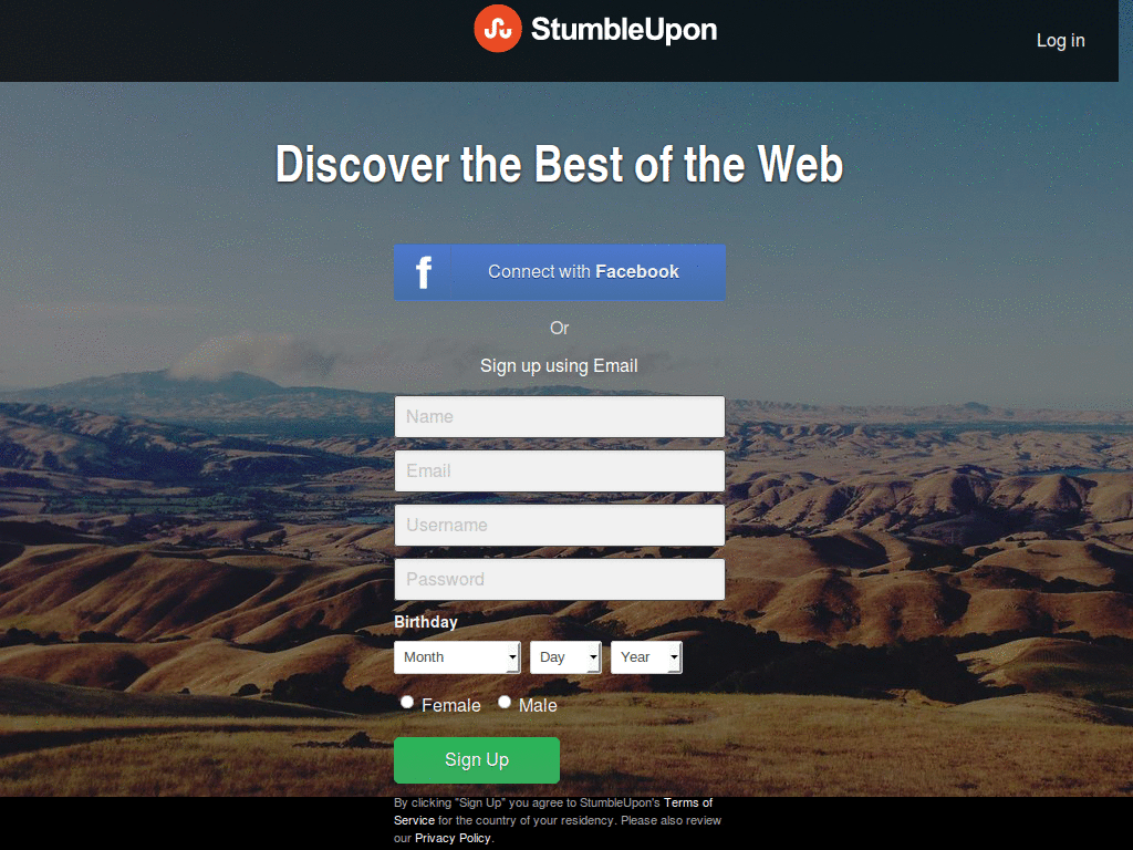stumbleupon visited link