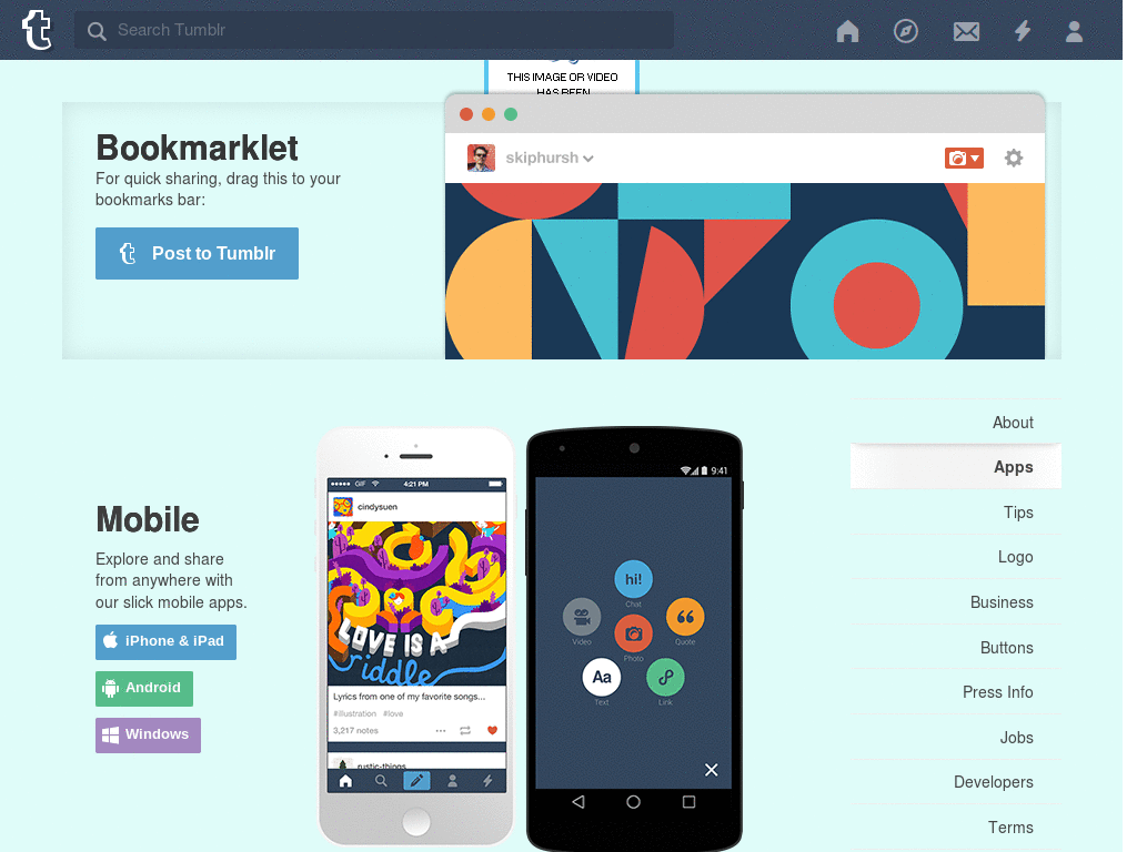 Onkey Tumblr dash.