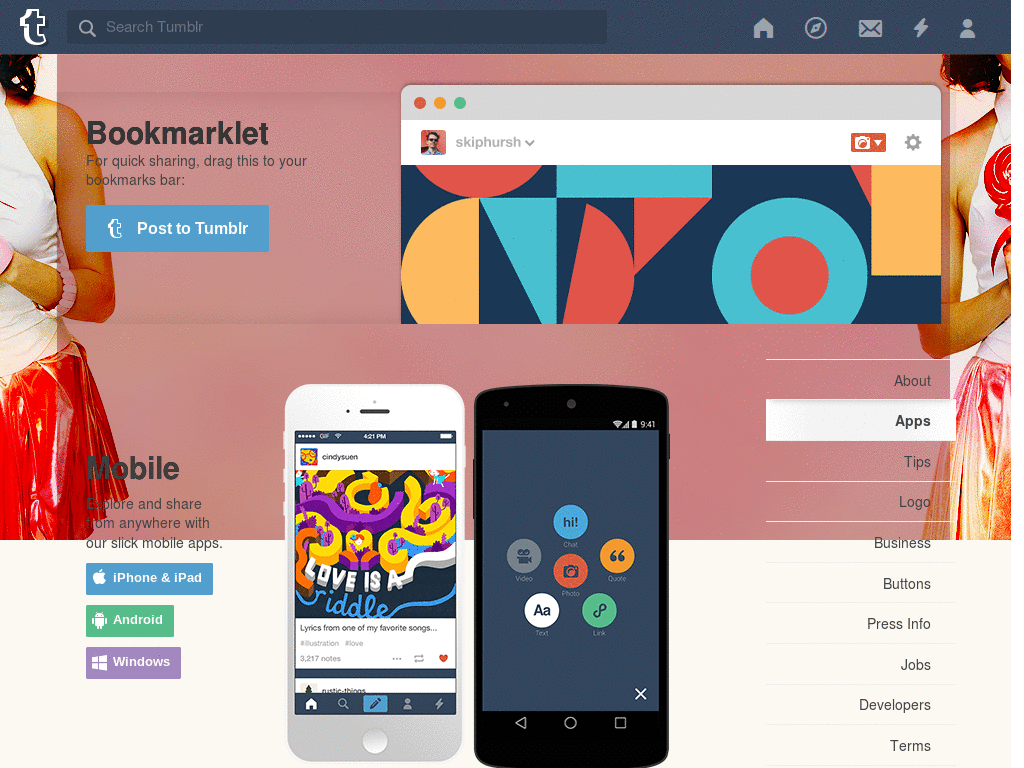 Nicole Tumblr dash theme