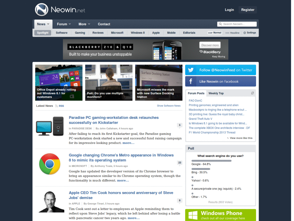 Clean the Crap: Neowin