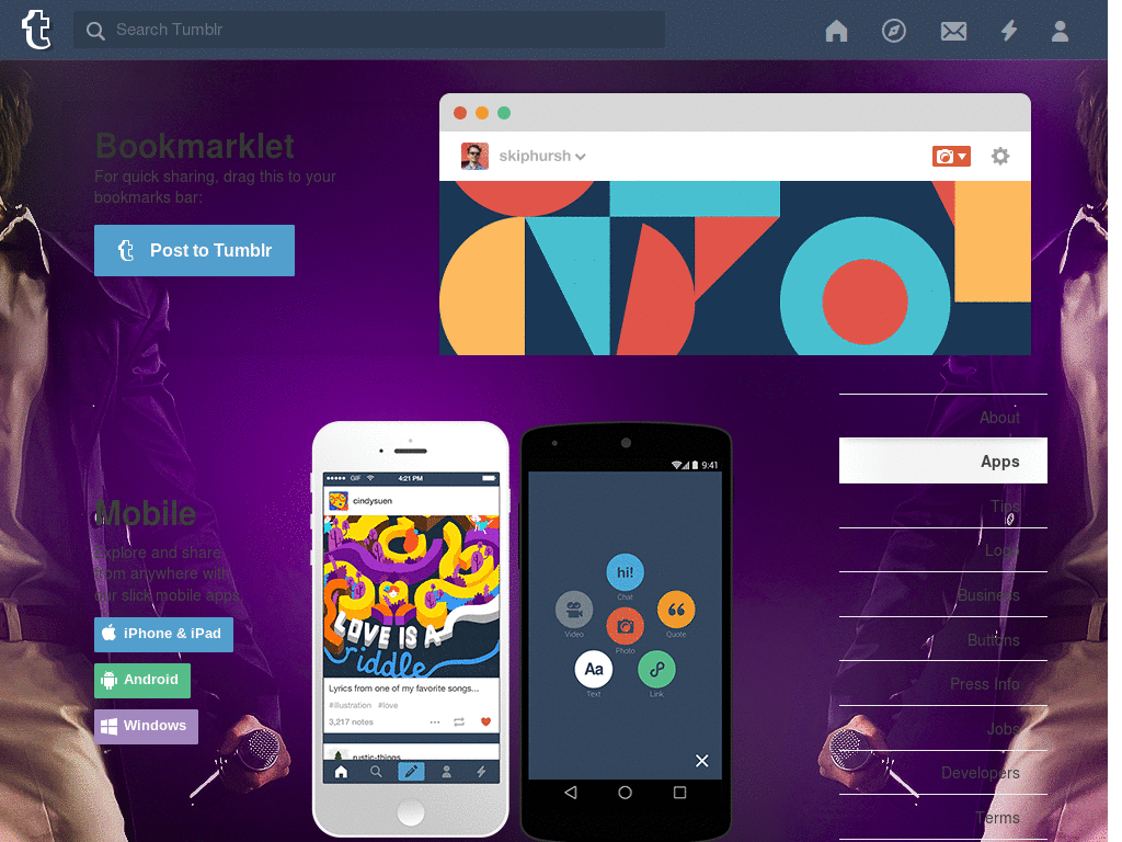 Tumblr - U-KNOW dashboard + icons