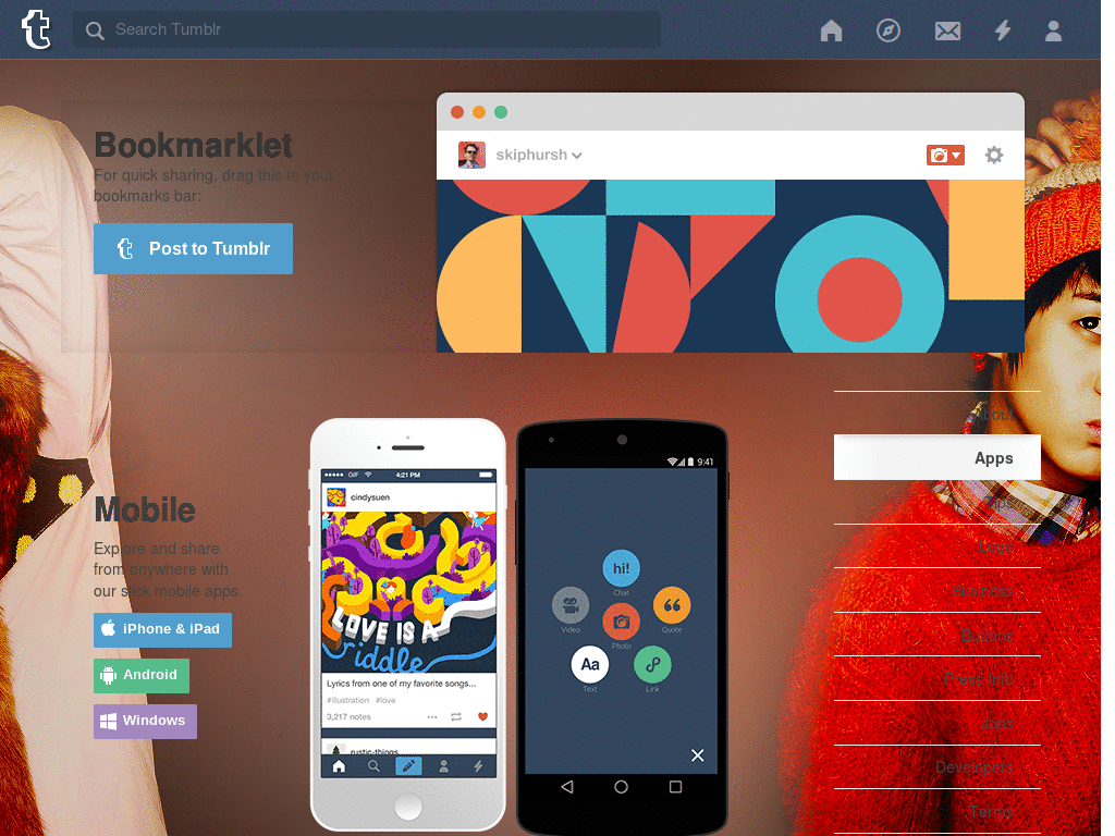 Tumblr - Yoseob dashboard + icons