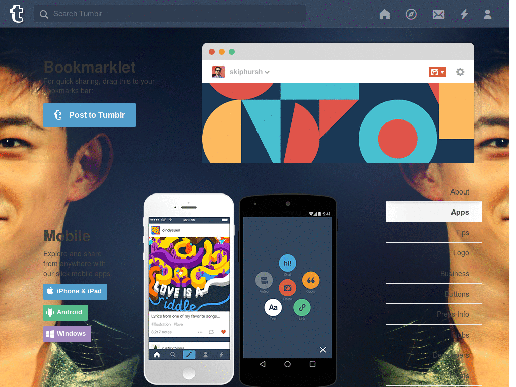 Tumblr - Taecyeon dashboard background