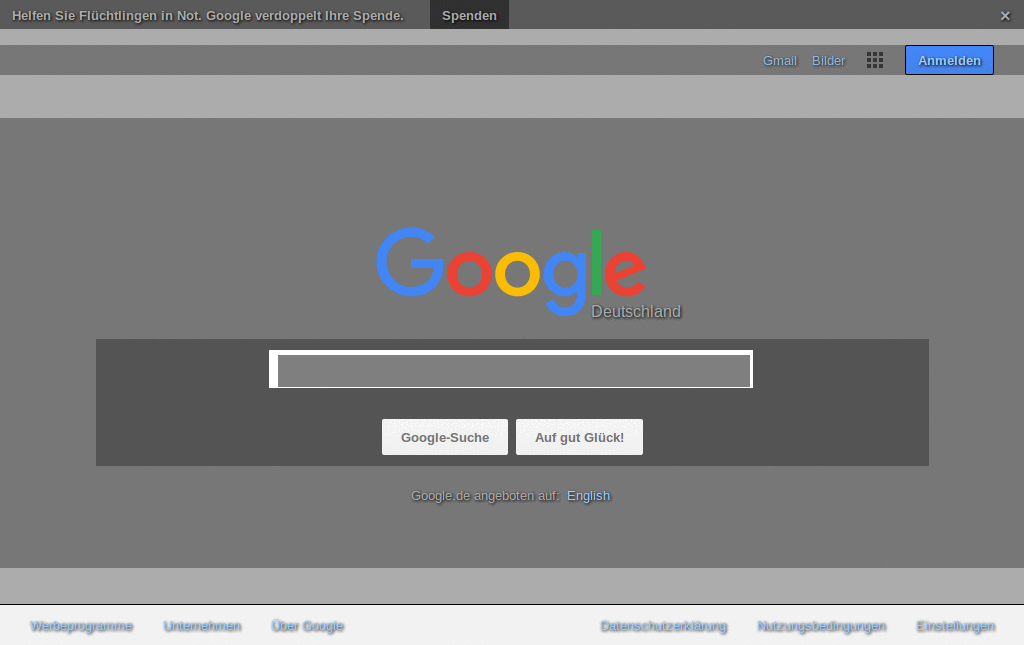 Google - Dark Static, transparency (no bg image)