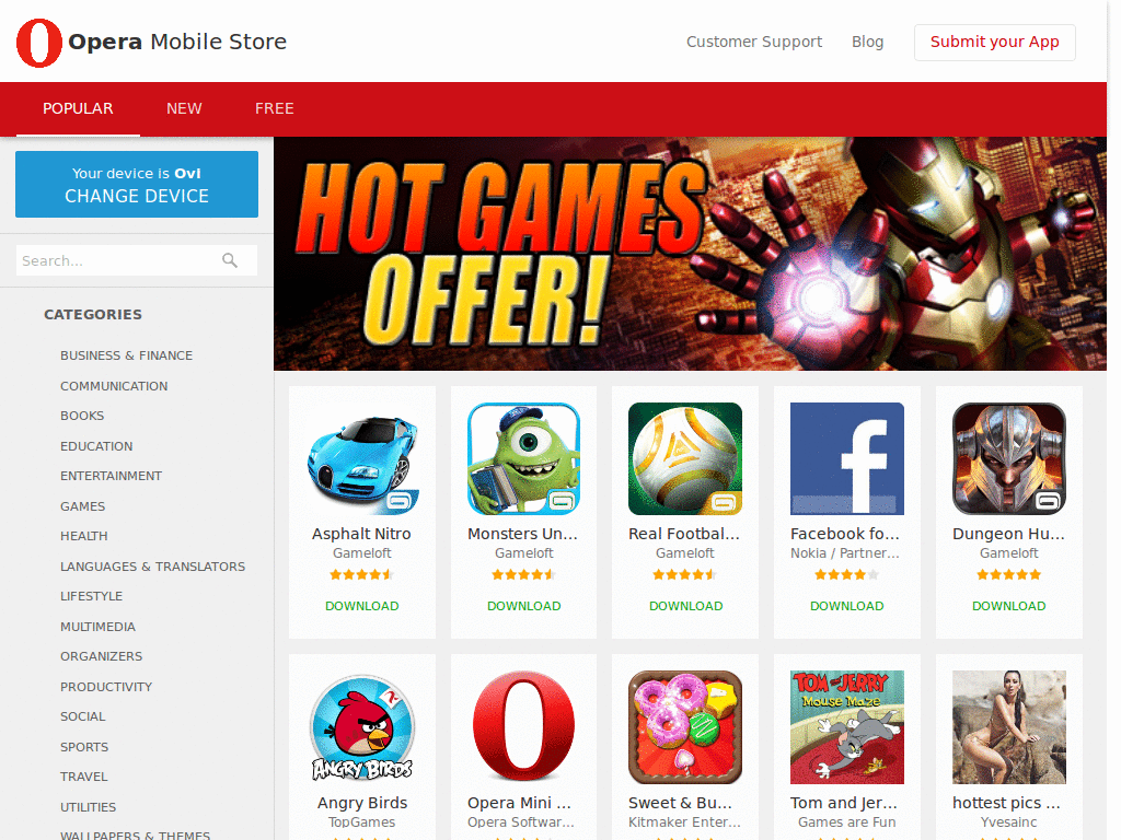 Ovistore big ads and footer remover