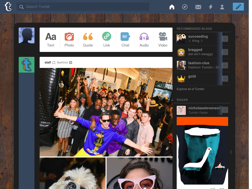 Wood theme
