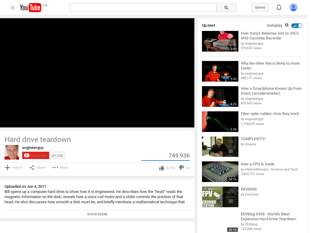 Minimal youtube.com