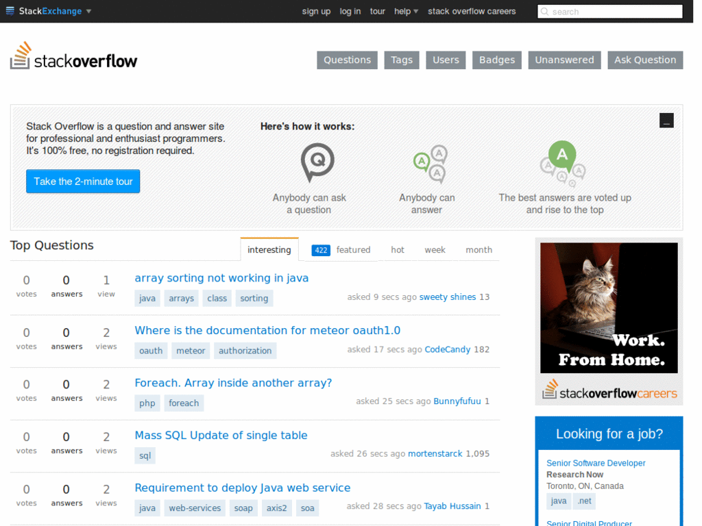 Stack Overflow readability