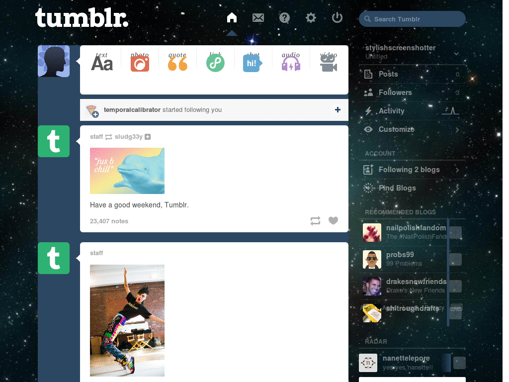 Pokeball Dashboard for Tumbler!