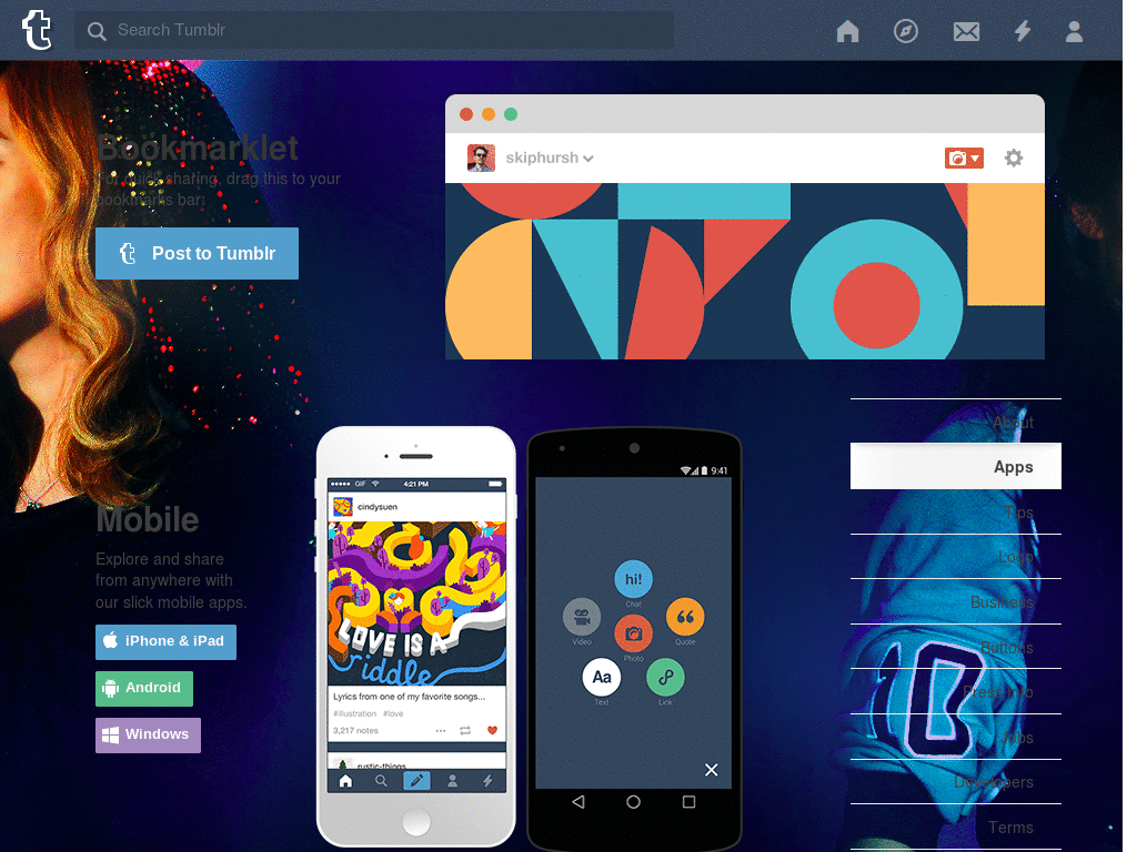 Tumblr - Jung Sisters dashboard background + icons