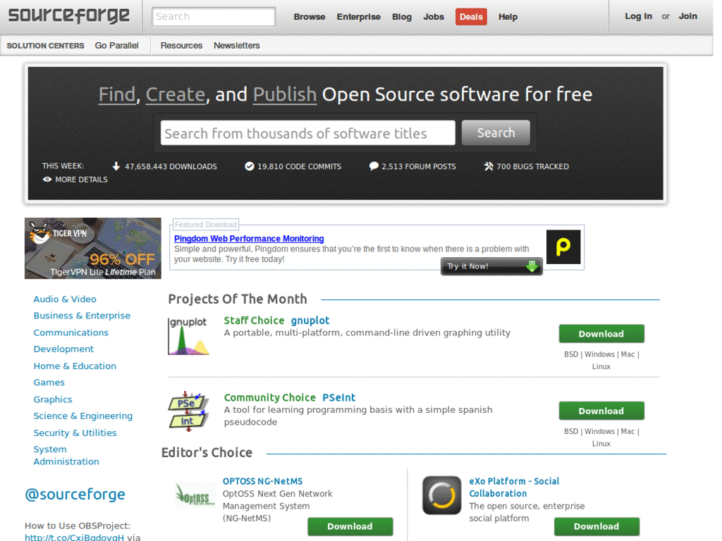 Sourceforge CSS File List Fix for K-Meleon