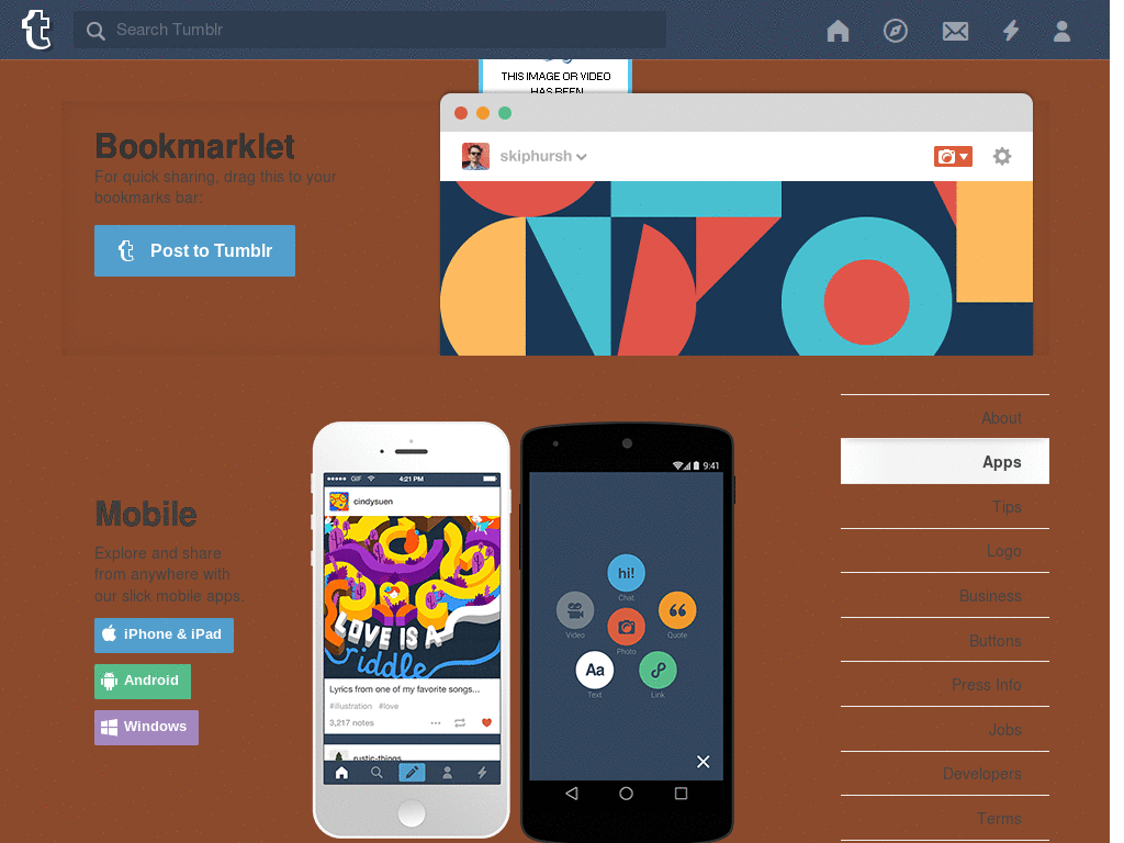 Tumblr - Kryber dashboard background + icon set.