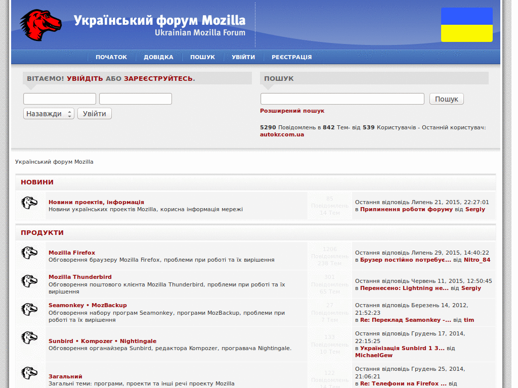 Ukrainian mozilla-forum: no fuss