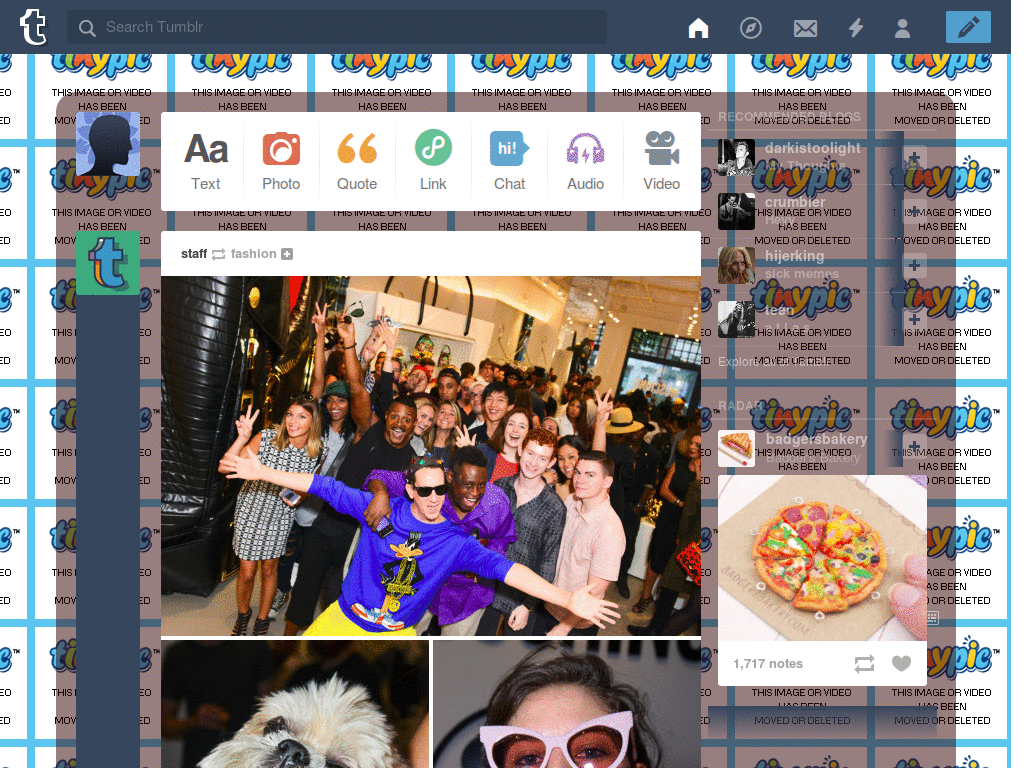 Tumblr-Dashboard