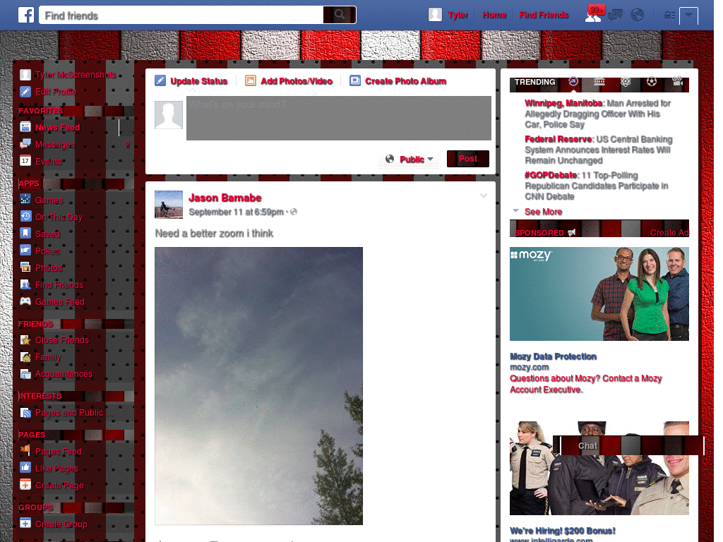 The Blades - Facebook Theme