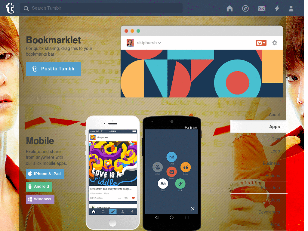 Tumbkr - Chunji & LJoe dashboard + icon set.