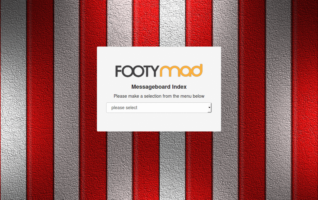Footymad.net - Blades Mad Theme.