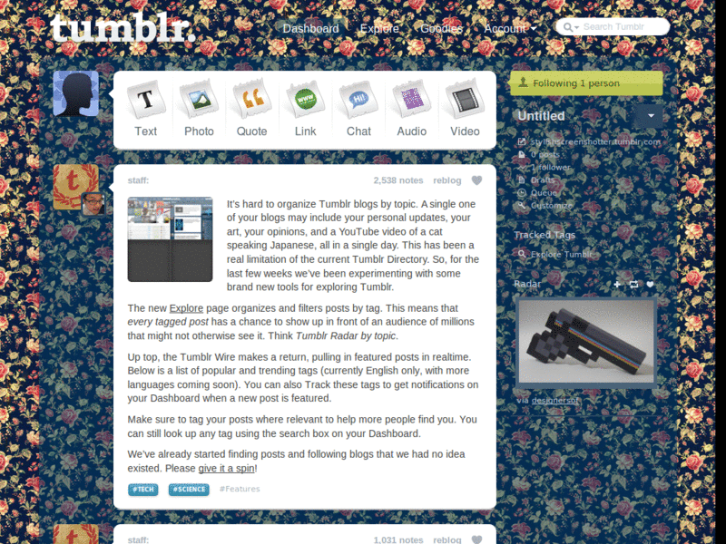 Tumblr victorian/floral theme!