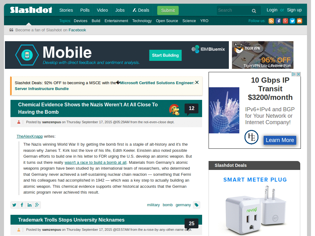 Slashdot 2011 Simplifier