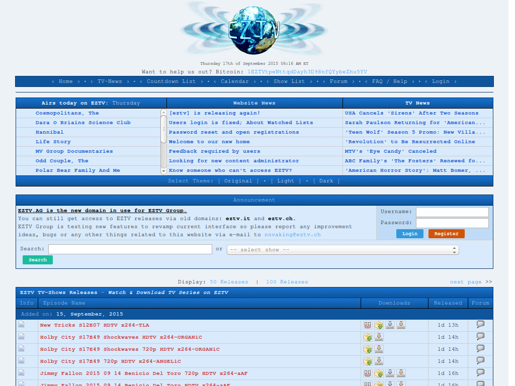 PrivateSniper's Style :: EZTV v1.0