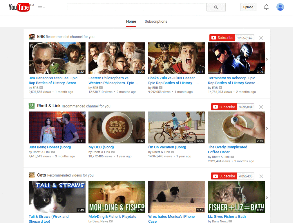 Youtube.com: discussionを隠す