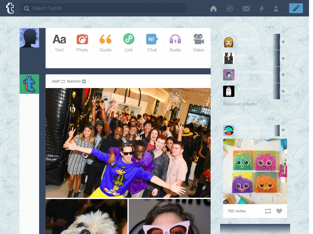Tumblr Dashboard Theme (3) ♕