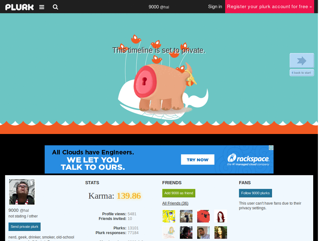 Plurk - No Front Page or Promote