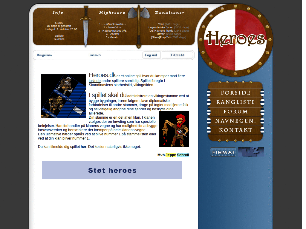 Heroes - black theme