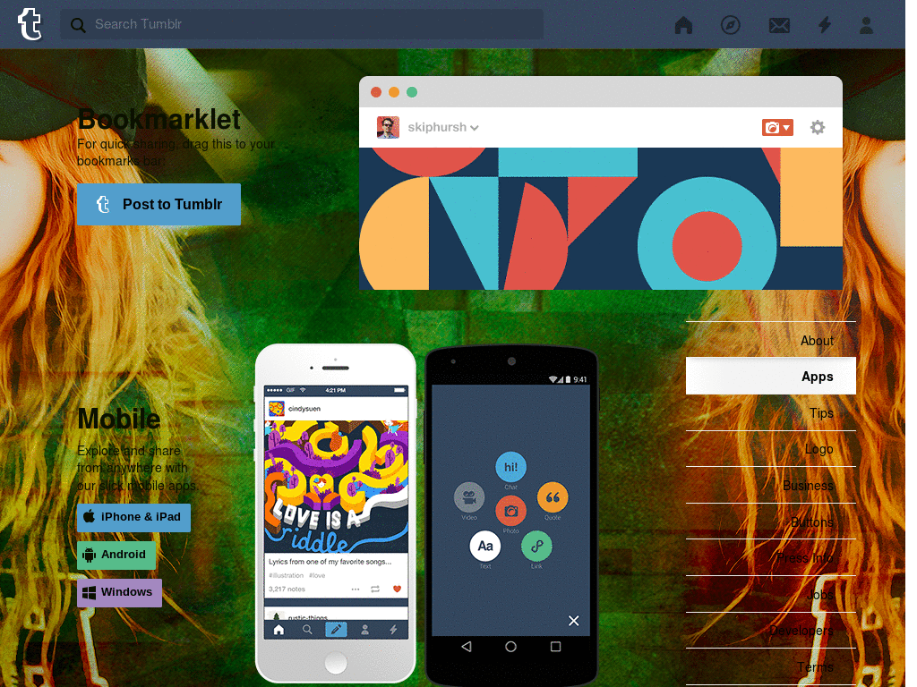 Tumblr - Taeyeon dashboard background + icon set