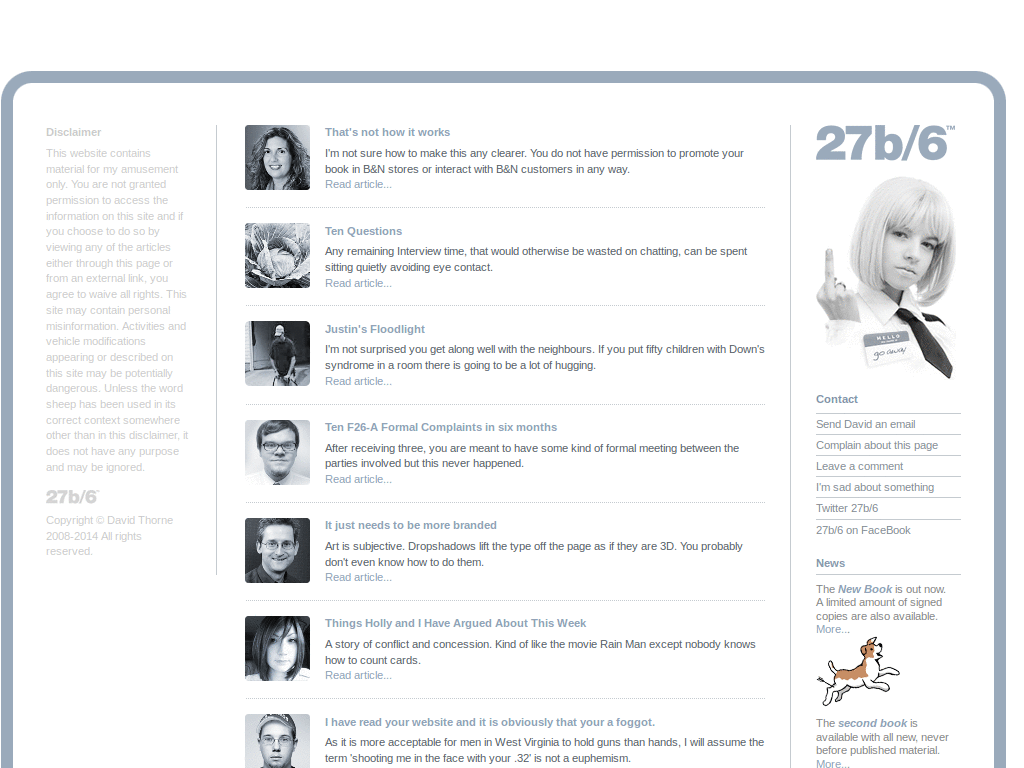 27bslash6.com - readability