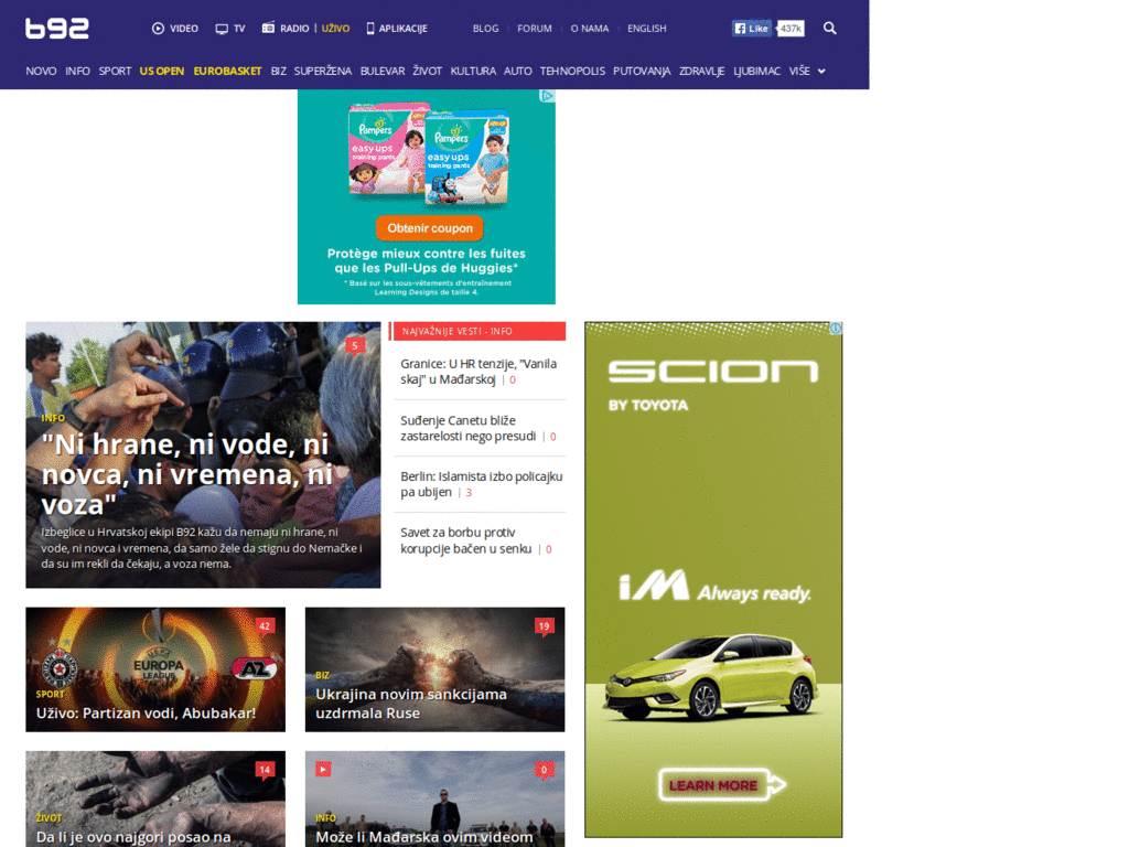 B92 Baneri Dovidjorno