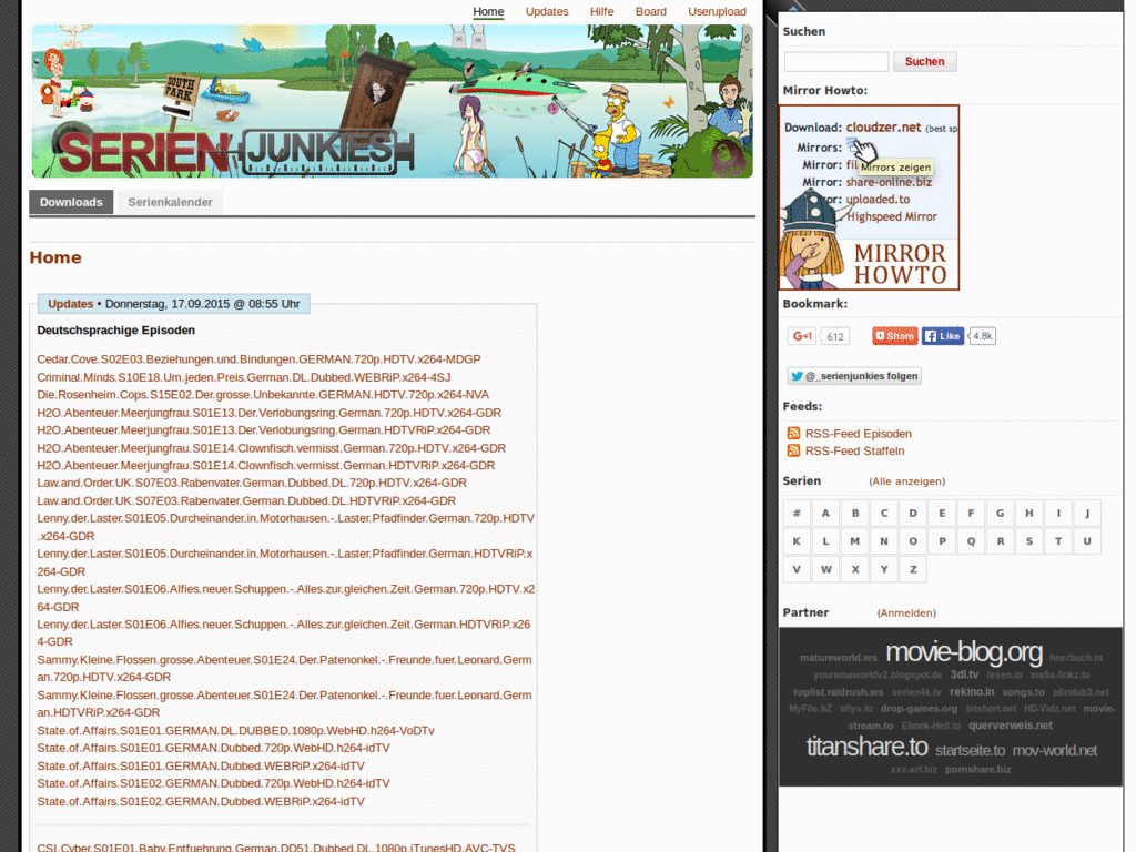 serienjunkies.org - fixed layout