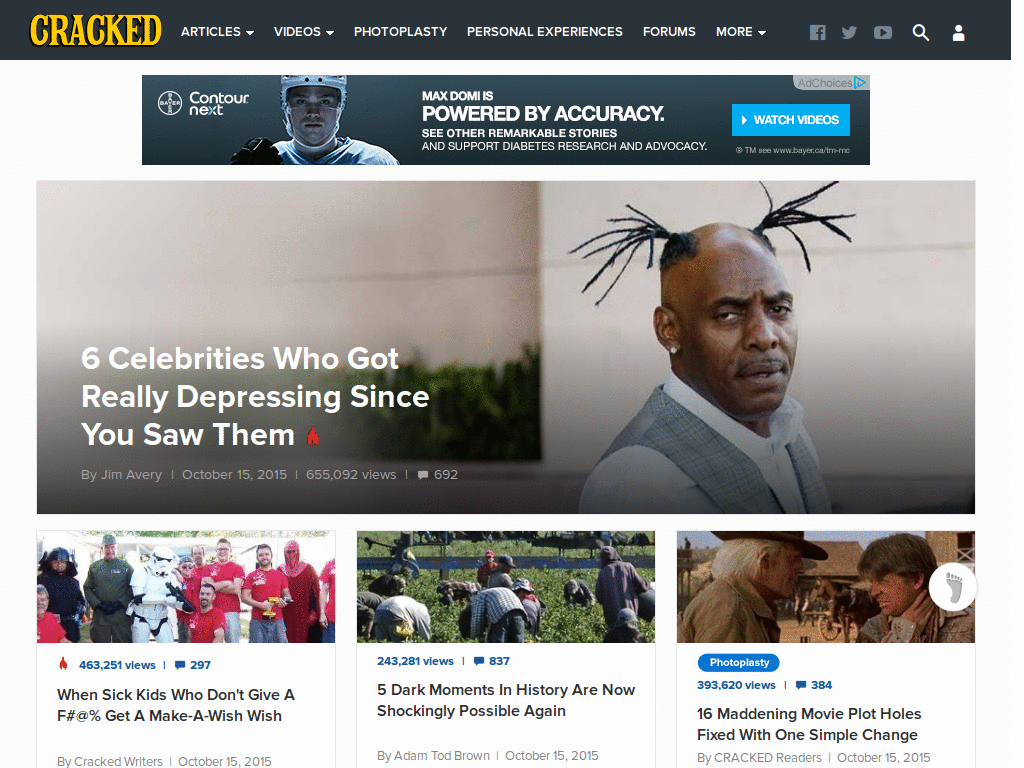 Cracked.com - Cleaner [Works with new layout]