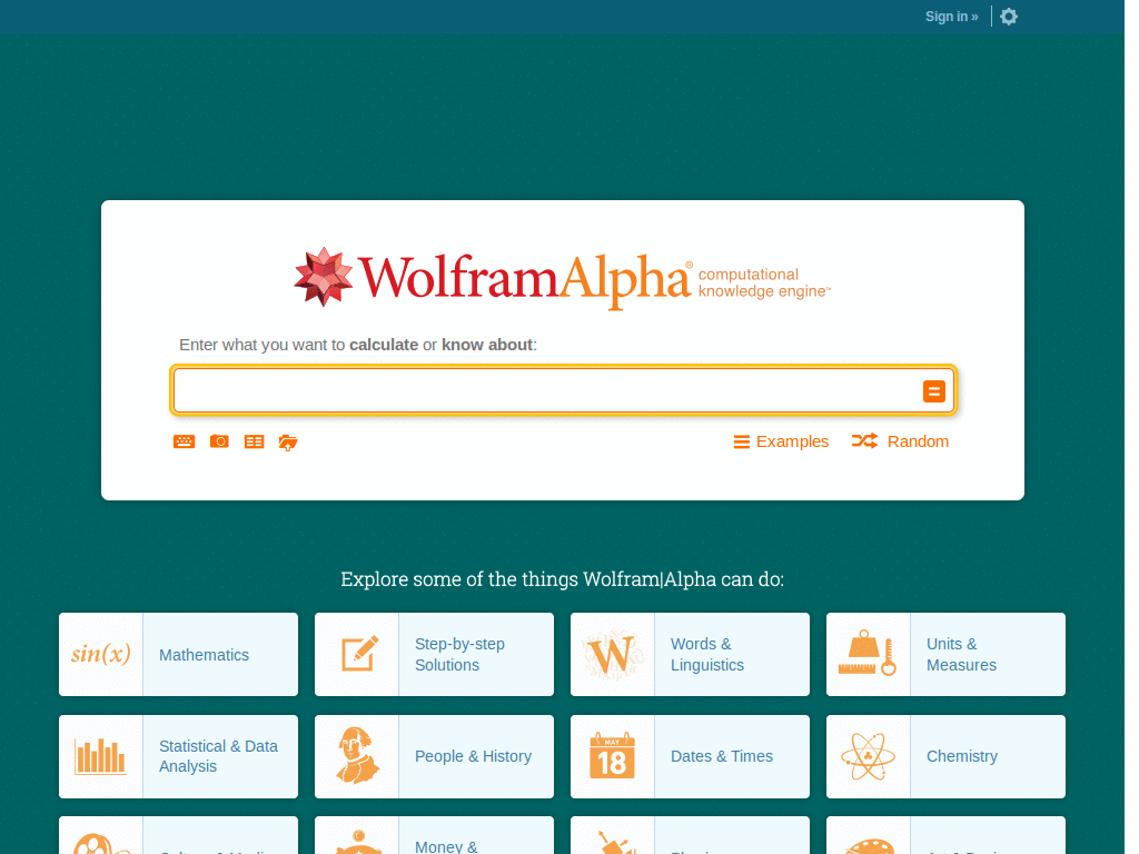 WolframAlpha - Greener