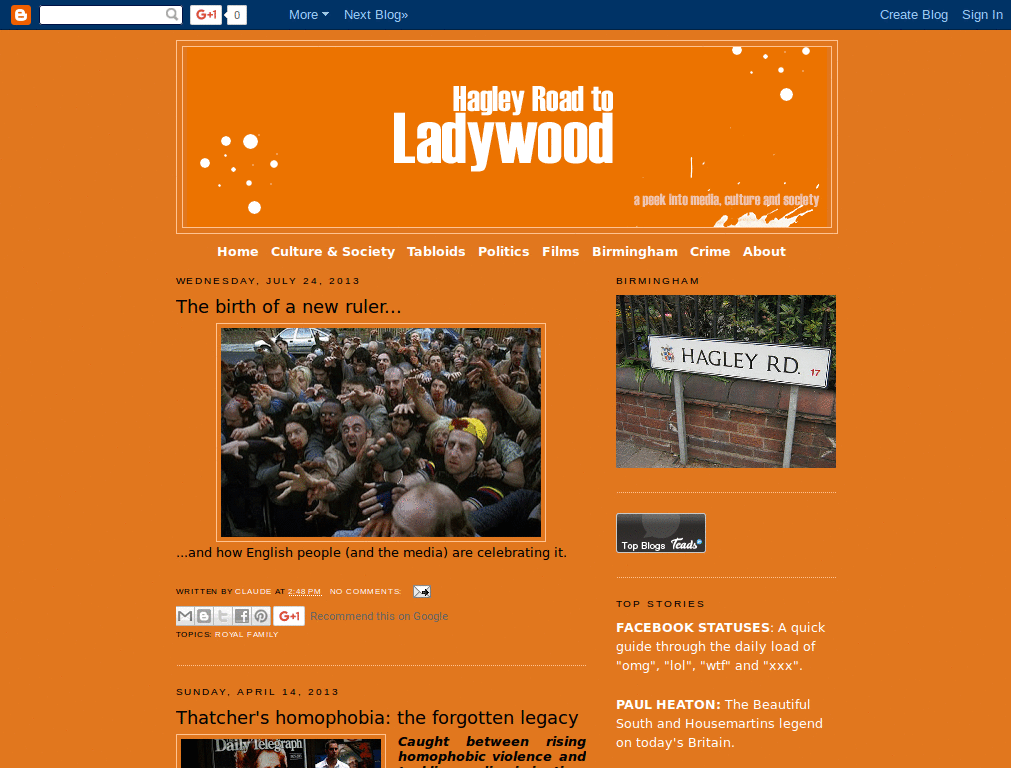 Hagley Road to Ladywood - coffee