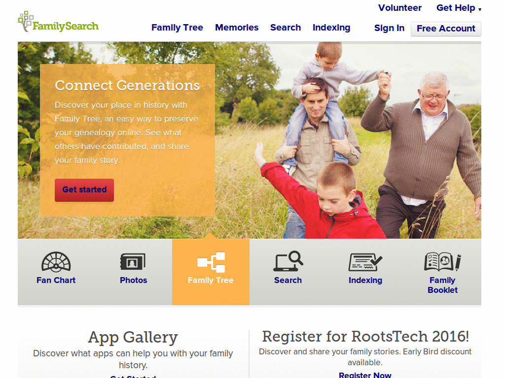 familysearch - darker fonts for links