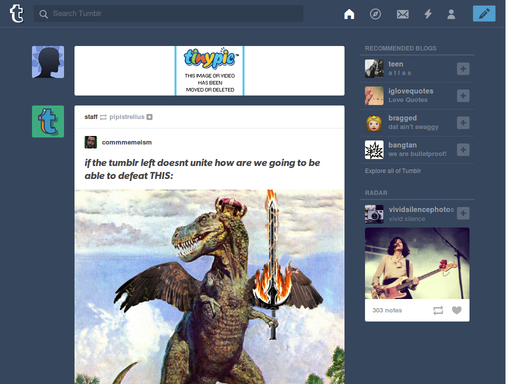 One Direction Navigation For Tumblr