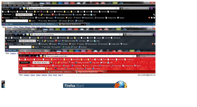 CHOOSE YOUR SKIN - FIREFOX 4 (Monte o seu skin)