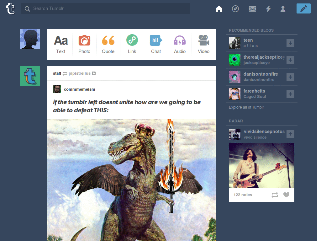 Tumblr - Make borders square