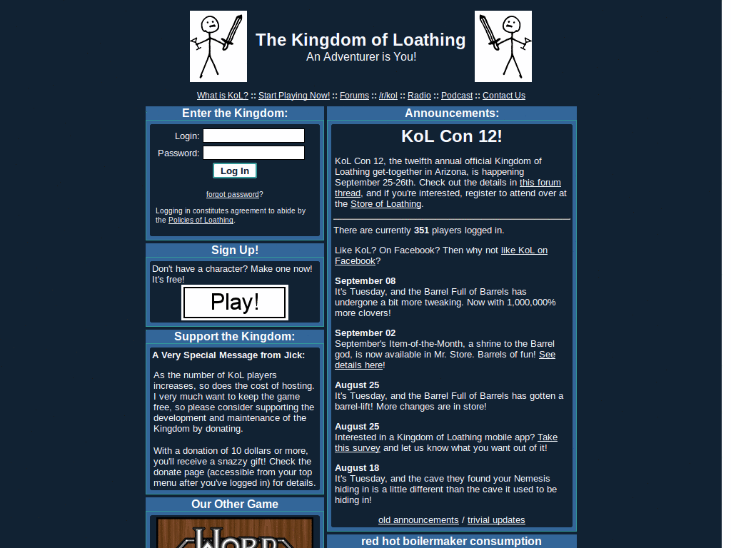 KoL theme • Deep Blue
