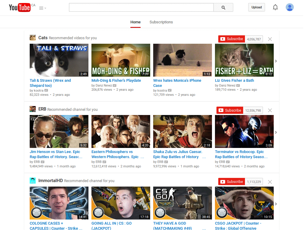 Youtube - Minimal