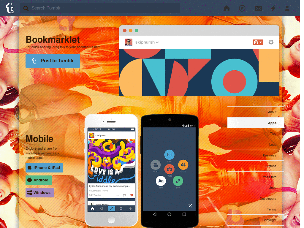 Tumblr - Miss A dashboard background + icon set.