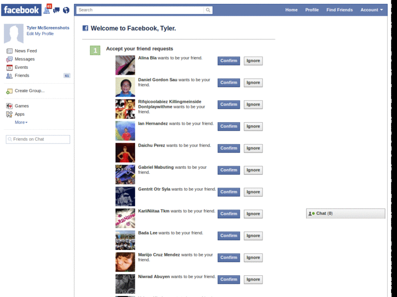 M-hide facebook right side